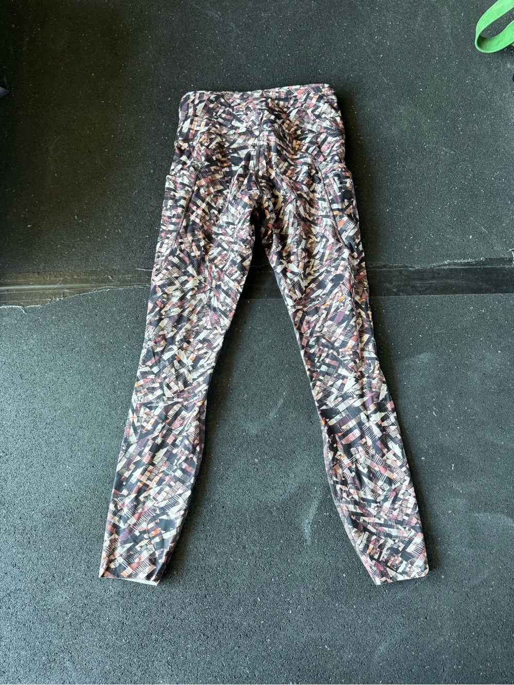 Patterned Leggings - Pink/Black